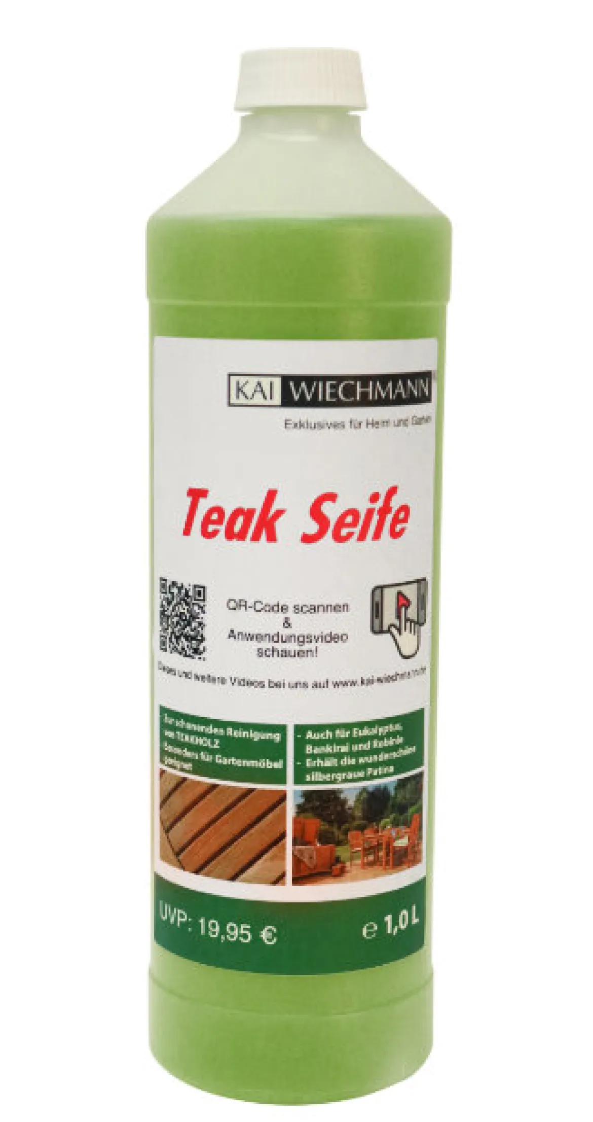 Teakseife mit hochwertiger Profi-Bürste