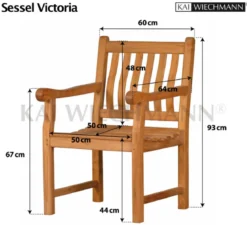 Teak Sessel Victoria