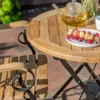 Teak Sitzgruppe Bellevue rund 1-5 Personen mit Klappfunktion