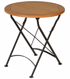 Teak Sitzgruppe Bellevue rund 1-5 Personen mit Klappfunktion