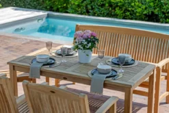 Teak Sitzgruppe Brighton mit Sesseln 1-8 Personen