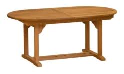 Teak Sitzgruppe Brighton oval 6-12 Personen mit Ausziehfunktion