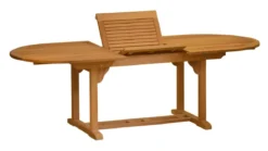 Teak Sitzgruppe Brighton oval 6-12 Personen mit Ausziehfunktion