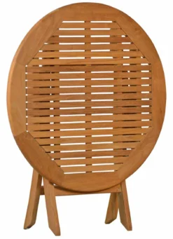 Teak Sitzgruppe Brighton rund 1-4 Personen mit Klappfunktion