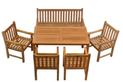 Teak Sitzgruppe London und Andorra 1-8 Personen