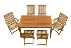 Teak Sitzgruppe London und Portofino 1-8 Personen