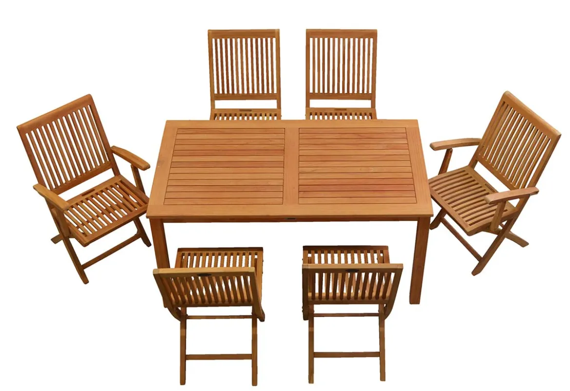 Teak Sitzgruppe London und Vitello 1-8 Personen