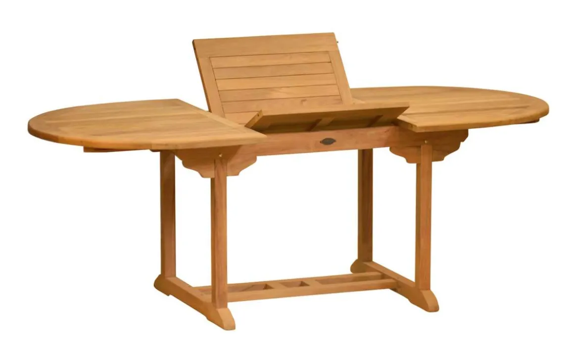 Teak Sitzgruppe Orvieto und Portofino 4-10 Personen mit Ausziehfunktion