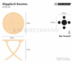 Teak Sitzgruppe Ravenna und Pisa 1-6 Personen mit Klappfunktion
