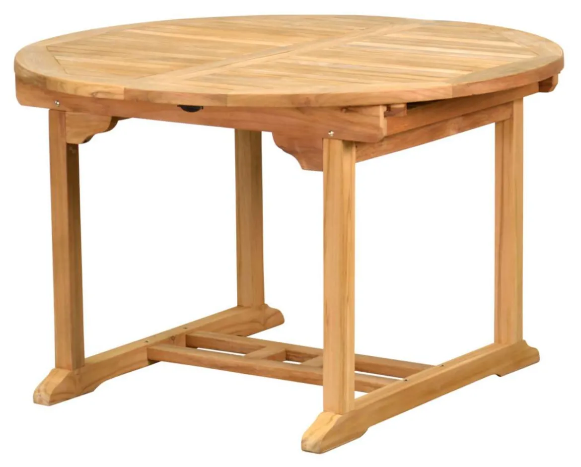 Teak Sitzgruppe Rondo und Pisa 6-8 Personen mit Ausziehfunktion