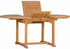 Teak Sitzgruppe Rondo und Portofino 6-8 Personen mit Ausziehfunktion