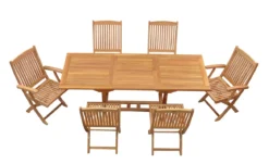 Teak Sitzgruppe Tivoli und Portofino 4-10 Personen mit Ausziehfunktion