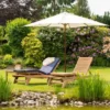 Teak Sonnenliege Komfort