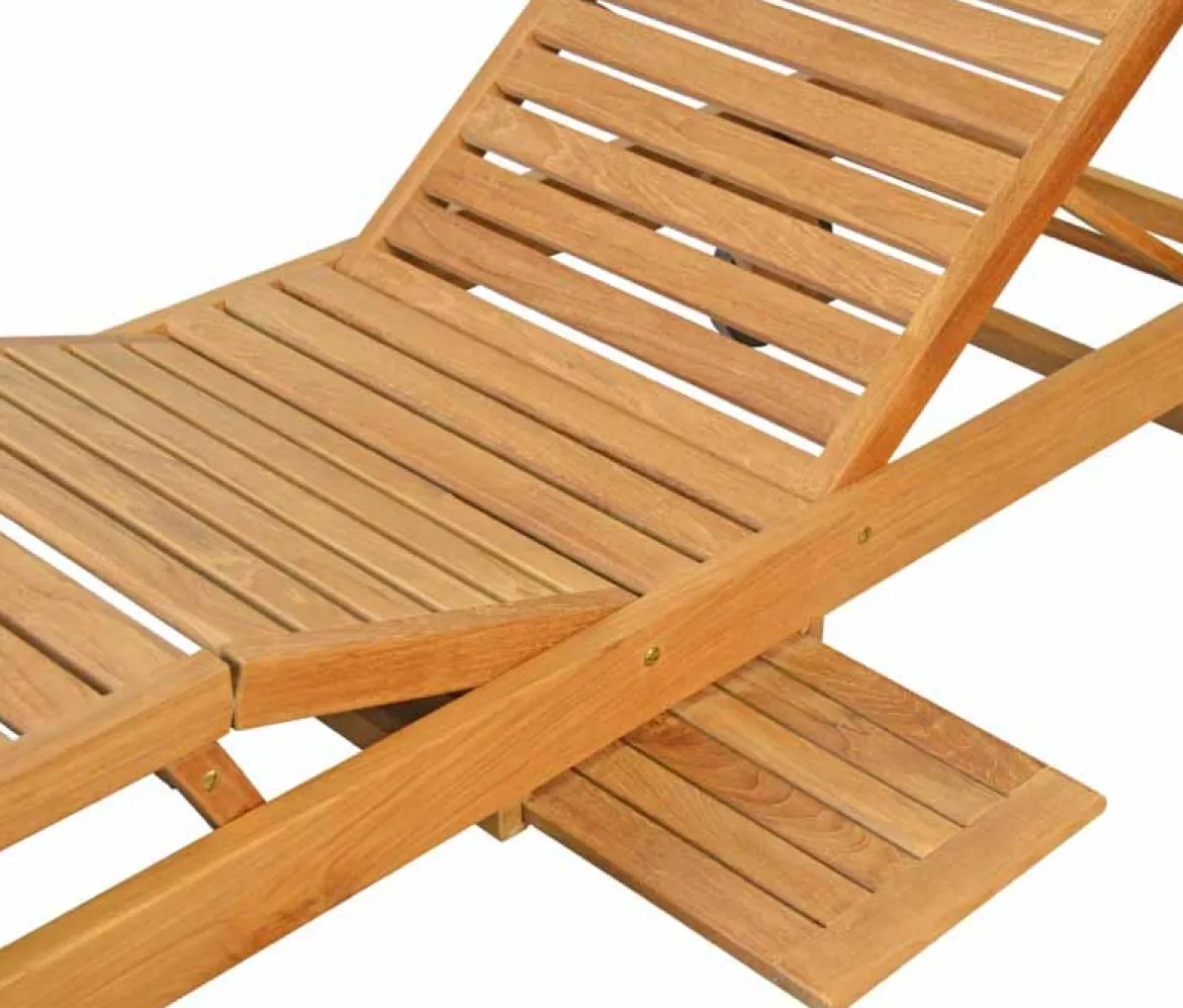 Teak Sonnenliege Komfort