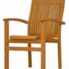 Teak Stapelsessel Brighton