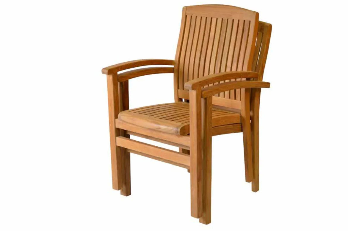 Teak Stapelsessel Brighton