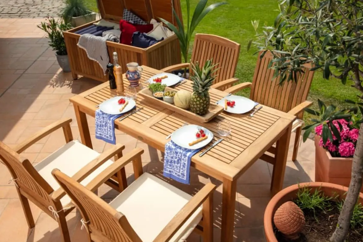 Teak Tisch Brighton rechteckig