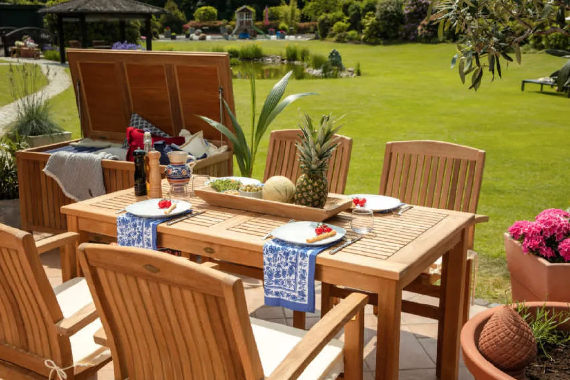 Teak Tisch Brighton rechteckig 180 cm