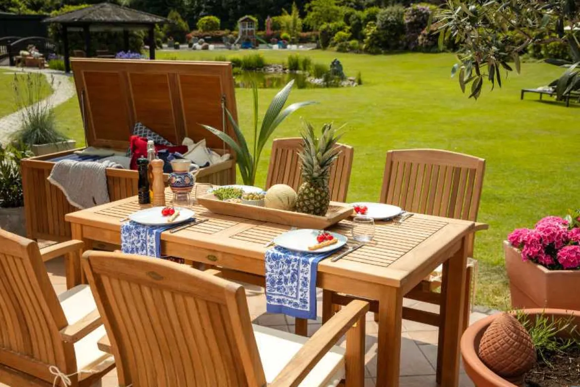 Teak Tisch Brighton rechteckig 150 cm