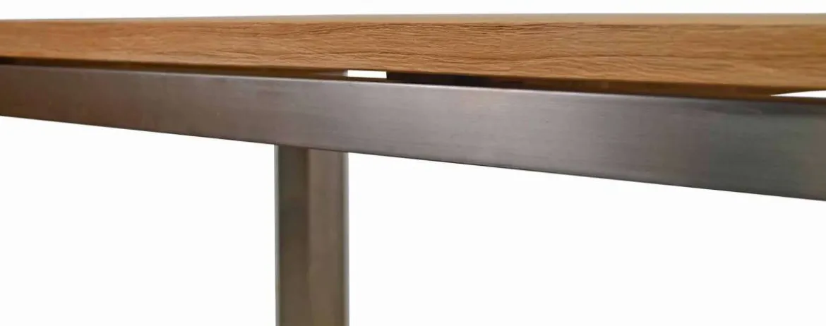 Teak Tisch Hamilton Edelstahl