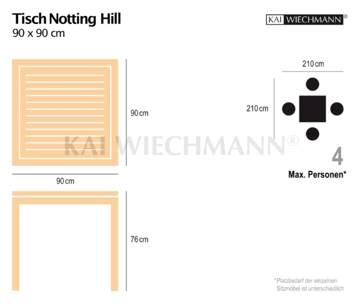 Teak Tisch Notting Hill