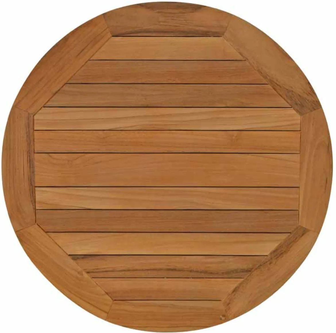 Teaktischplatte rund 60 cm Durchmesser
