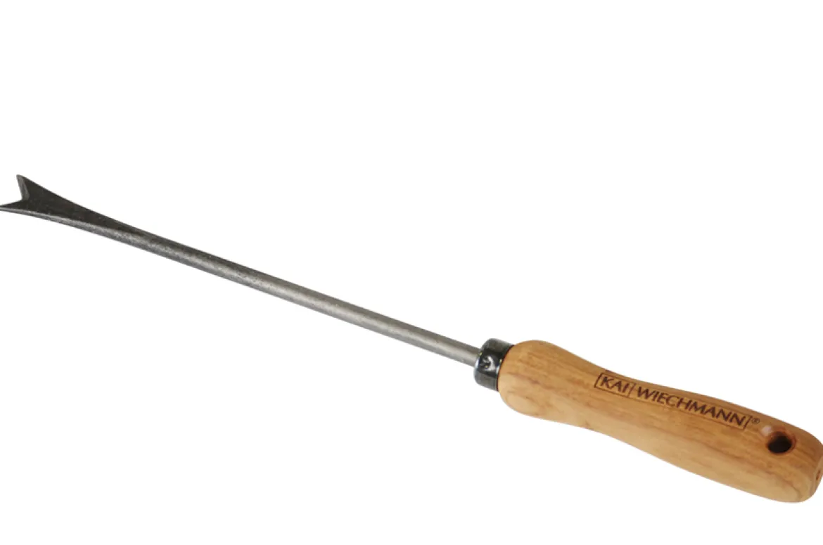 Teak Unkrautstecher geschmiedet