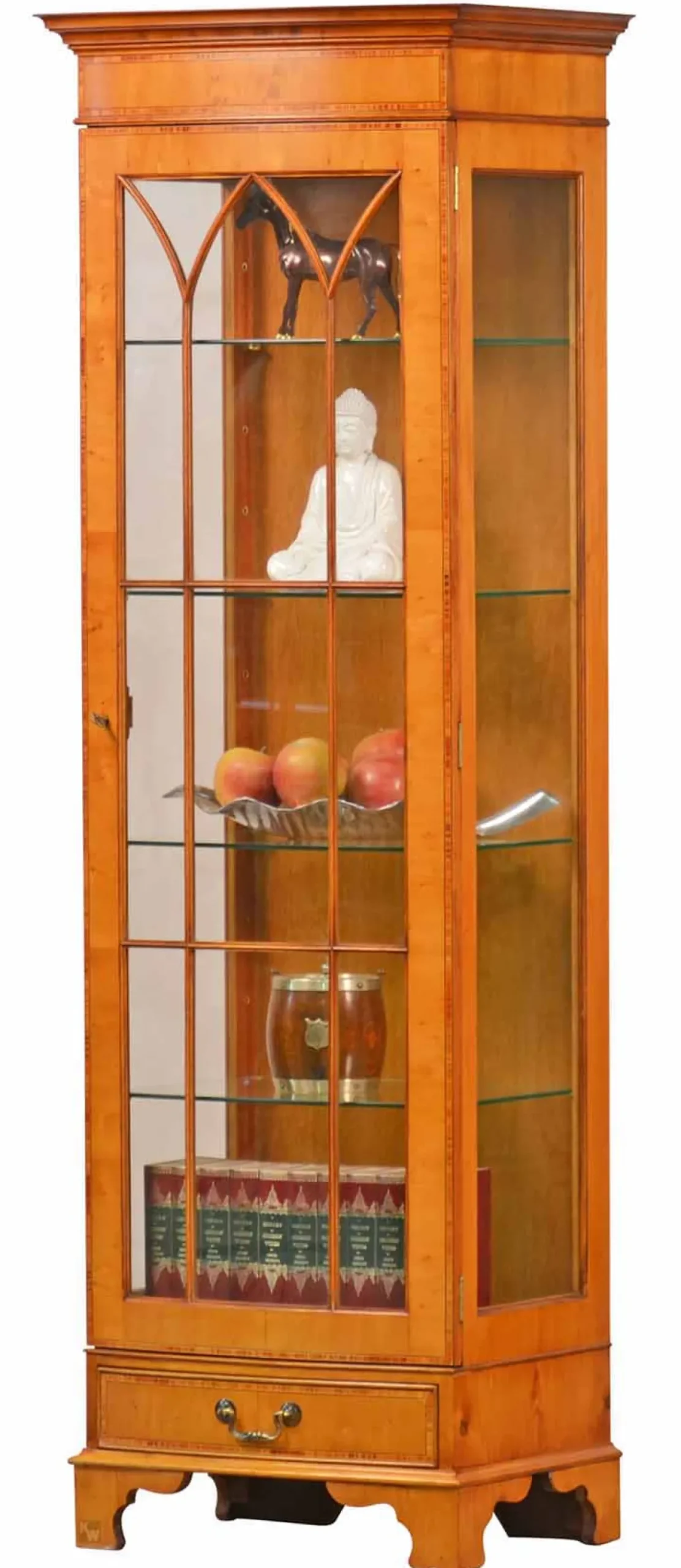 Vitrine 1-türig Bow Eibe