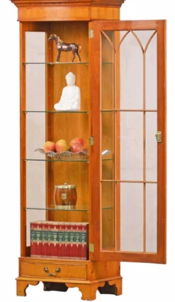 Vitrine 1-türig Bow Eibe