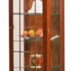 Vitrine 1-türig Bow Mahagoni