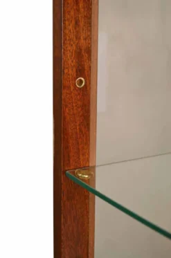 Vitrine 1-türig Bow Mahagoni