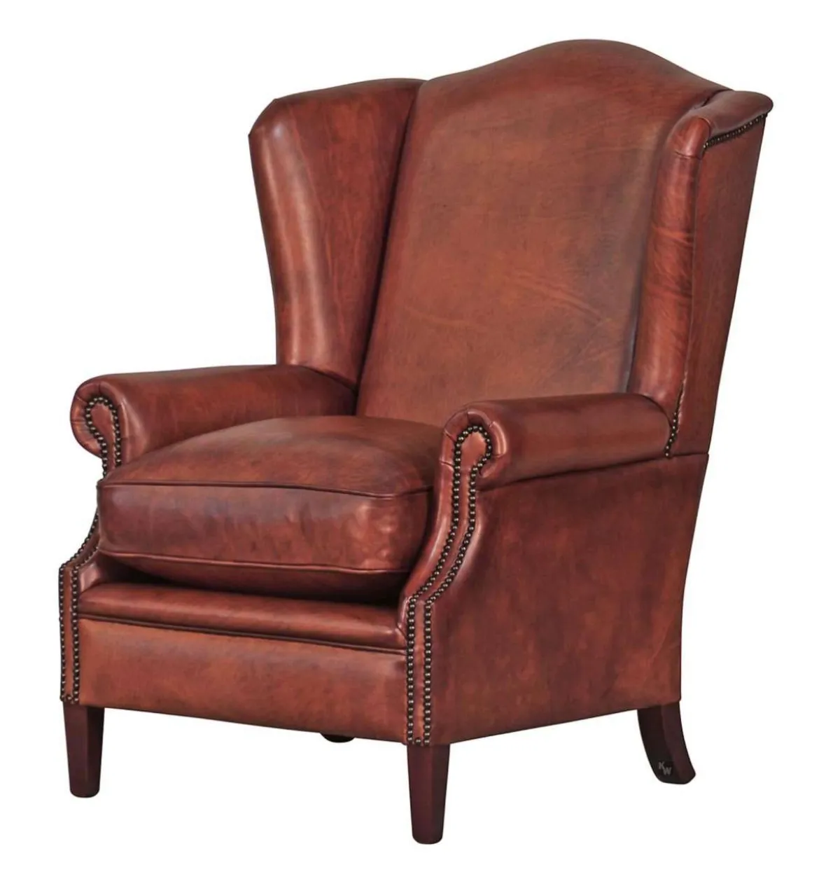 Wing Chair Rindsleder