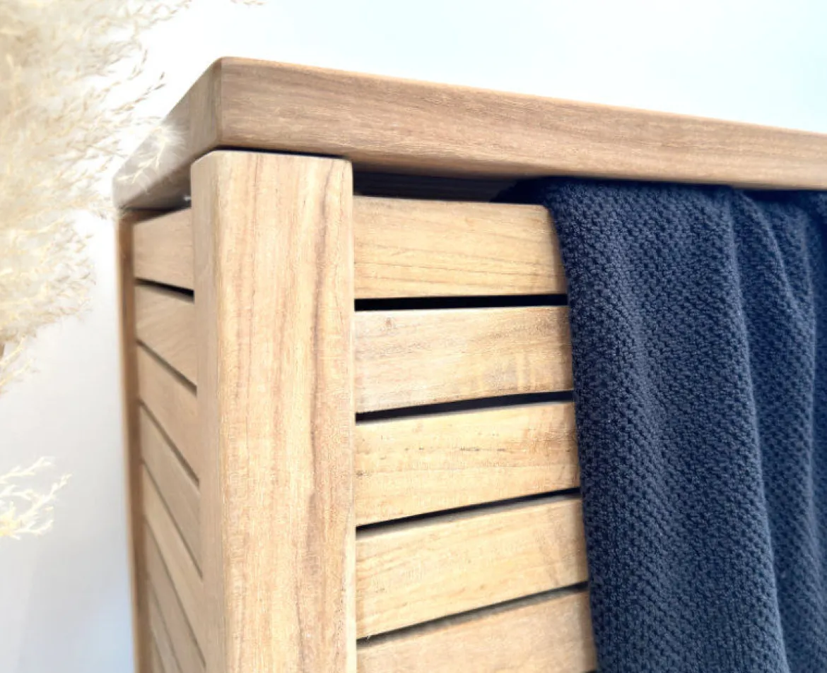 Wäschebox Holz Allegra