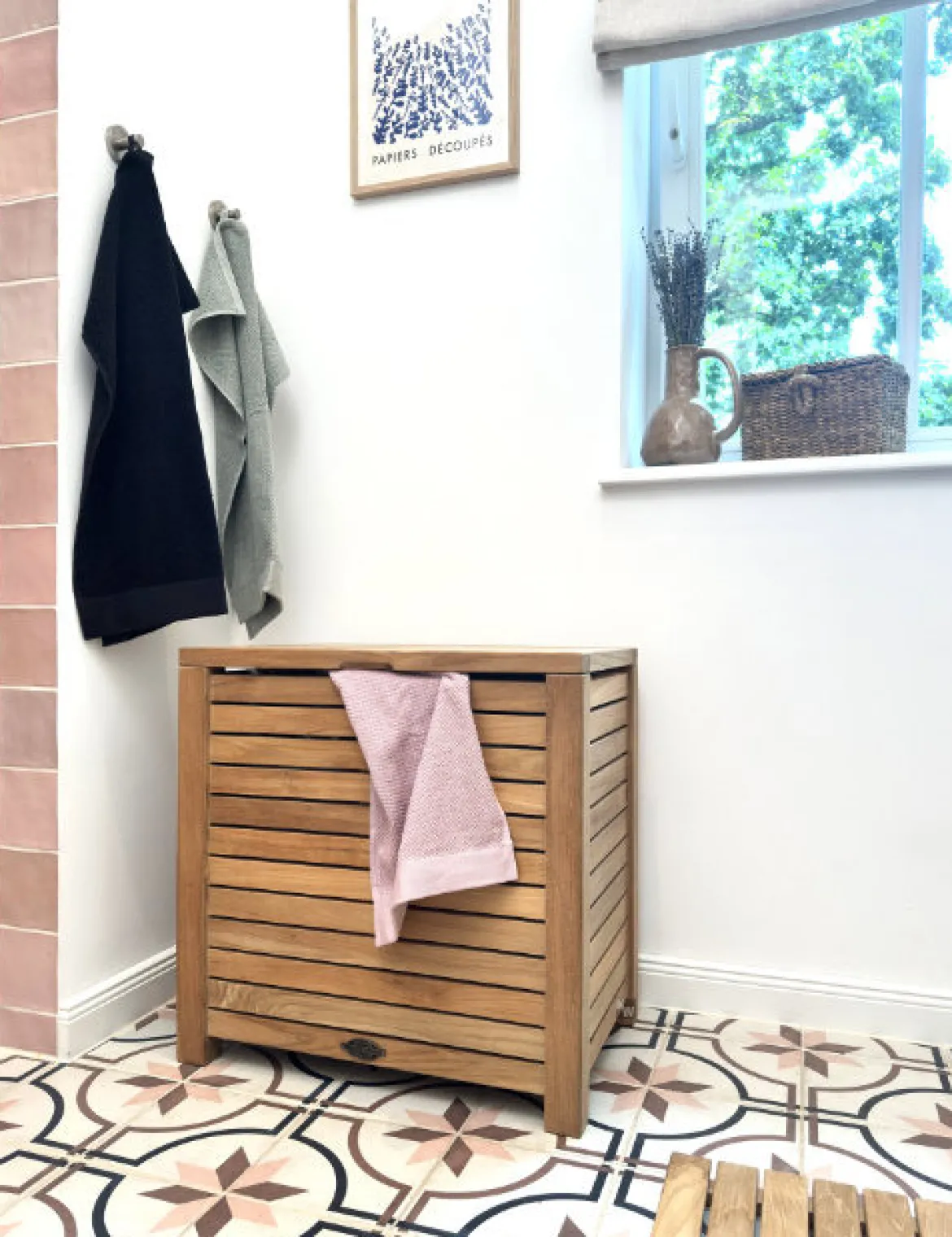 Wäschebox Holz Vito